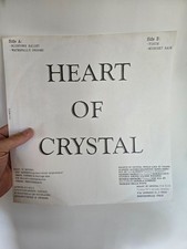 RARE NEW WAVE PROMO TEST PRESS LP HEART OF CRYSTAL BLUETOWN BALLET 88 ITALY NM