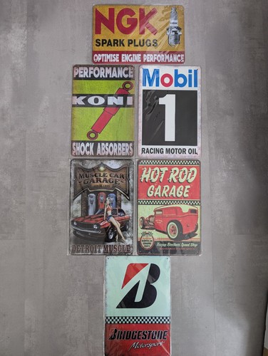 Lot plaques en métal - lot,