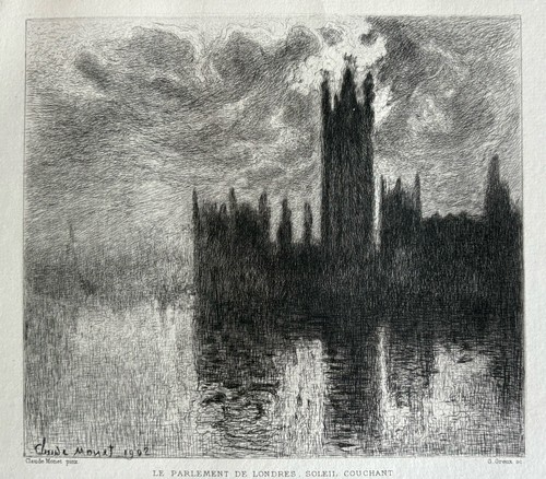 Claude monet gravure - monet,