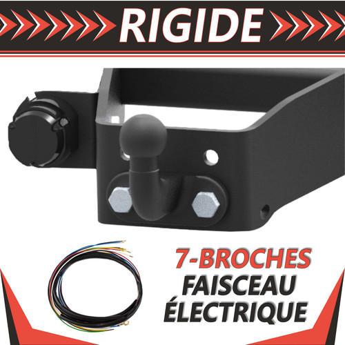Attelage pour toyota - hilux, 7