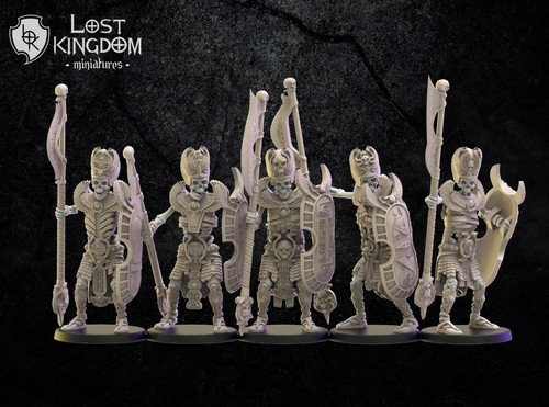 Guerriers rois des tombes - guerriers,