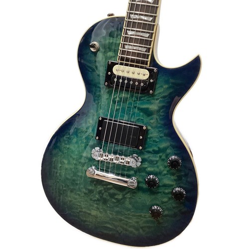 Guitare électrique bleue