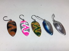 70176) SHIMANO CARDIFF Alumi Roll 2.8g 5color set Used , Area Trout Fishing