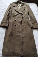 manteau militaire laine kaki uniforme Indochine Algérie French armée