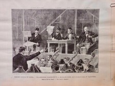 1895 MUSIQUE VIOLONCELLE CONTREBASSE OPERA REPETITION ORCHESTRE 1 JOURNAL ANCIEN