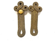 Anciennes Paires d'épaulettes Trèfle officier Artillerie ww1