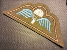 brevet parachutiste tissu