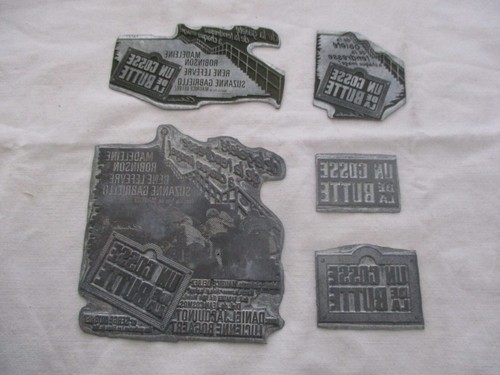 Plaque imprimerie cinema film - plaque,