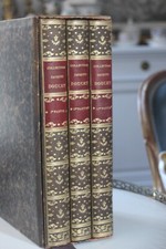 Livres - Collection Jacques Doucet - 3 volumes in-folio, reliés style XVIIIe