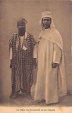 ALGÉRIE - Le Père de Foucaulds et un Targui - Ed. Soeurs Missionnaires