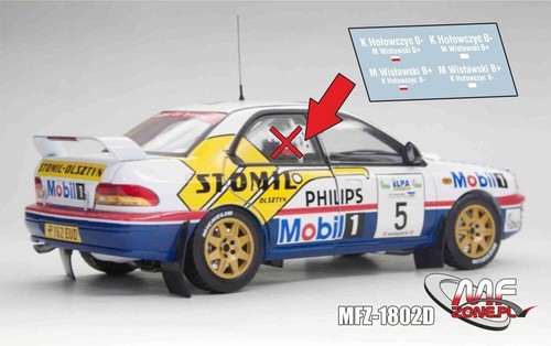 Decals correction windows - 1/18,