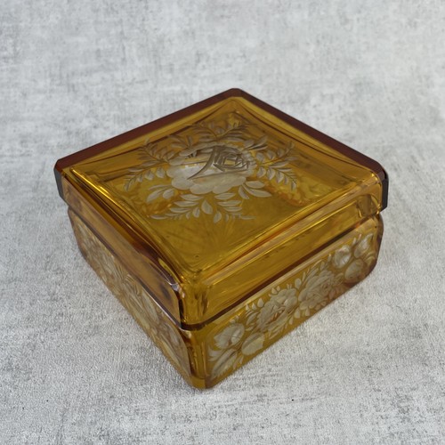 Boite carré coffret - , ancien