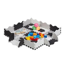 Tapis de Sol Puzzle 34 pièces Mousse EVA sans polluants 077 m2 Dalle Jeu bébé...