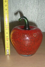 jolie pomme fruit en verre soufflé artisanal de MURANO vintage  n°4