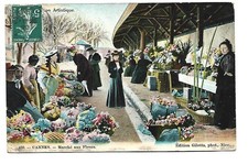 06  CANNES  MARCHE AUX FLEURS  XX 1 COIN PLIE XX