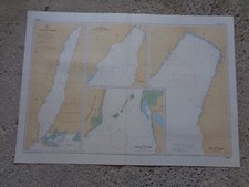 CARTE MARINE / Canal de Suez