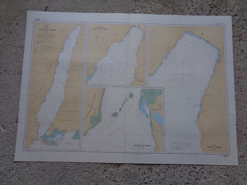 Carte marine canal - de, suez