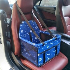 Panier Siège d'Appoint Voiture Chien Chat Sac Housse Protection Étanche bleu