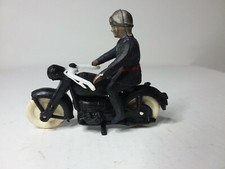  JOUET ANCIEN MOTO AVEC MOTARD EN  BON ETAT COFALU/MINIALUXE? 