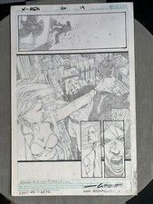 ORIGINAL ART PLANCHE ORIGINALE X-MEN 120 PG 19 EMMA FROST EN PARFAIT ÉTAT. 