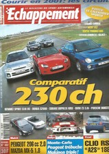ECHAPPEMENT N°402 RENAULT SPORT CLIO V6 / HONDA S2000 / SUBARU IMPREZA WRX