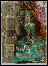 Pablo PICASSO : Toros y Toreros la cavalière V,I lithographie 1961