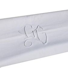 Ancien drap blanc pur coton