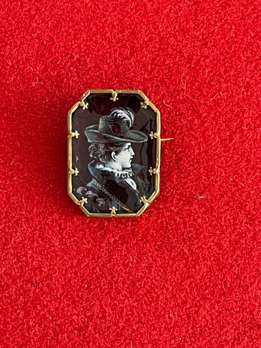 Broche xixème portrait - broche,