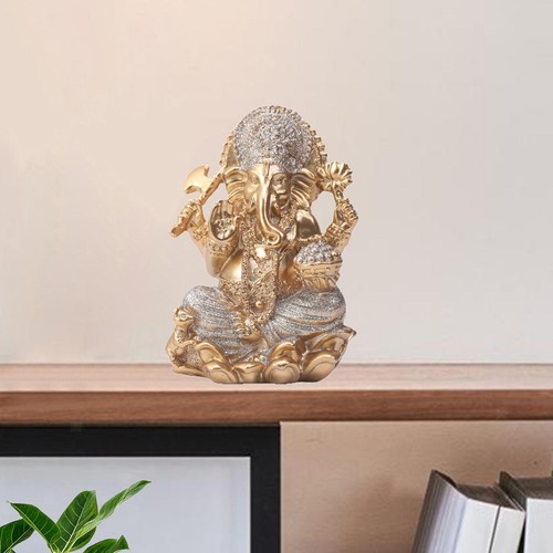 Statue ganesh assis - statue, de