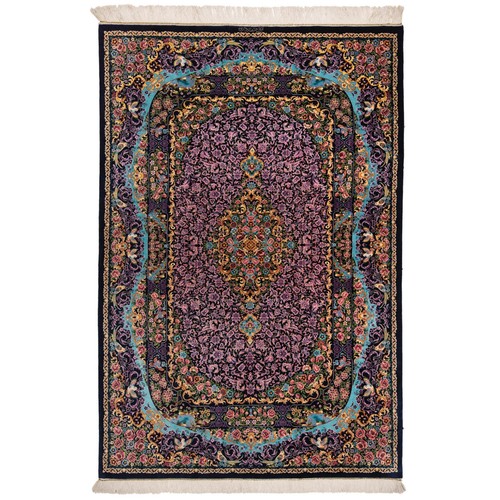 Tapis persan fait main ghom - tapis,