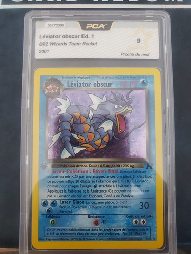 Carte pokémon leviator obscur - carte,