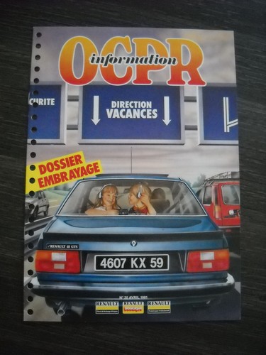 Information ocpr renault 1981 - ocpr,