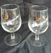 2 verres champigneulles reine des bières vintage
