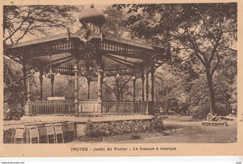 Cpa troyes jardin rocher - cpa, du
