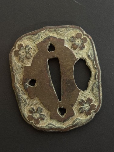 Intérieur ancien katana fleur - katana,