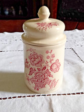 pot à coton en porcelaine anglaise Staffordshire