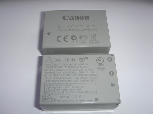 Batterie origine canon 7l - d'origine,