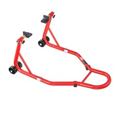 Béquille Roue Arrière Lève-moto Capacité de 385,6 kg Bras Oscillant Rouge