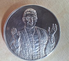 MÉDAILLE EN ARGENT - Alberto Luciani - PAPE JEAN-PAUL Ier (premier) – 1978