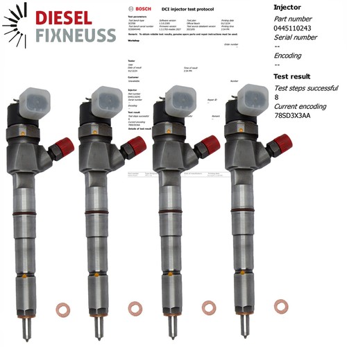 Injecteur 0445110243 alfa - 4x,