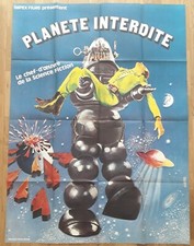 Forbidden Planet  - french original poster - Robby the robot - 120 x 160 cm