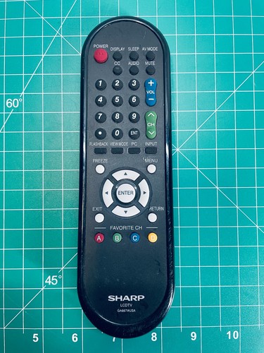 Sharp lcd ga667wjsa remote - tv,