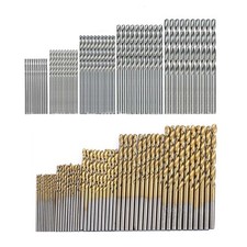 Lot de 100 forets HSS pour