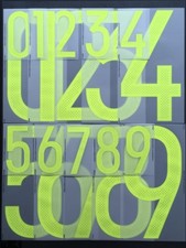 NUMBER / NUMERO BELGIUM HOME FLOCAGE TRANSFERT DEKOGRAPHICS BELGIQUE EURO 2016