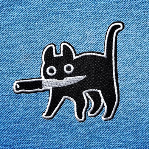 Patch écusson neuf chat - patch,