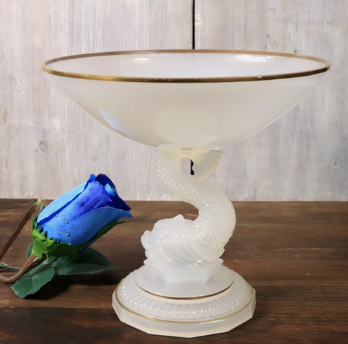 Coupe sur pied ancien verre - ancien, en