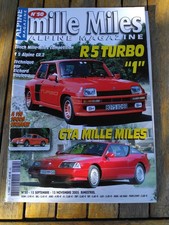 MILLE MILES ALPINE MAGAZINE N°50 09/2005 R5 TURBO 1 GTA  A110 1600S orange  F67