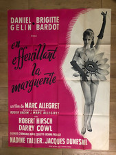 Affiche Originale de 1956 du film EN EFFEUILLANT LA MARGUERITE / BRIGITTE BARDOT