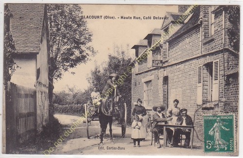 Cpa 60660 blacourt - cpa, haute