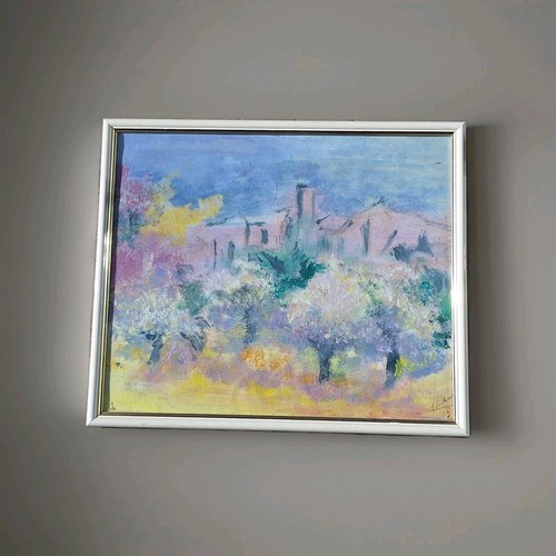 Antique oil painting - oil,